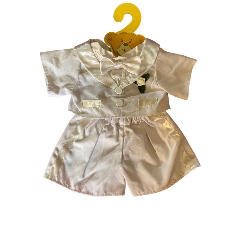 Build-A-Bear workshop boys, two piece suit christening outfit